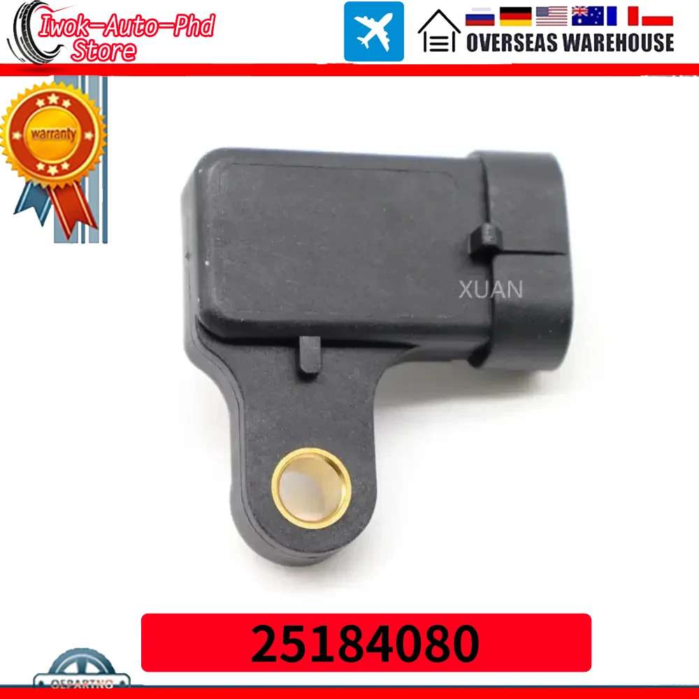 NEW 25184080 MAP Manifold Absolute Pressure Sensor For CHEVROLET LACETTI NUBIRA REZZO DAEWOO Nubira REZZO 1.4 1.6 1.8 2.0