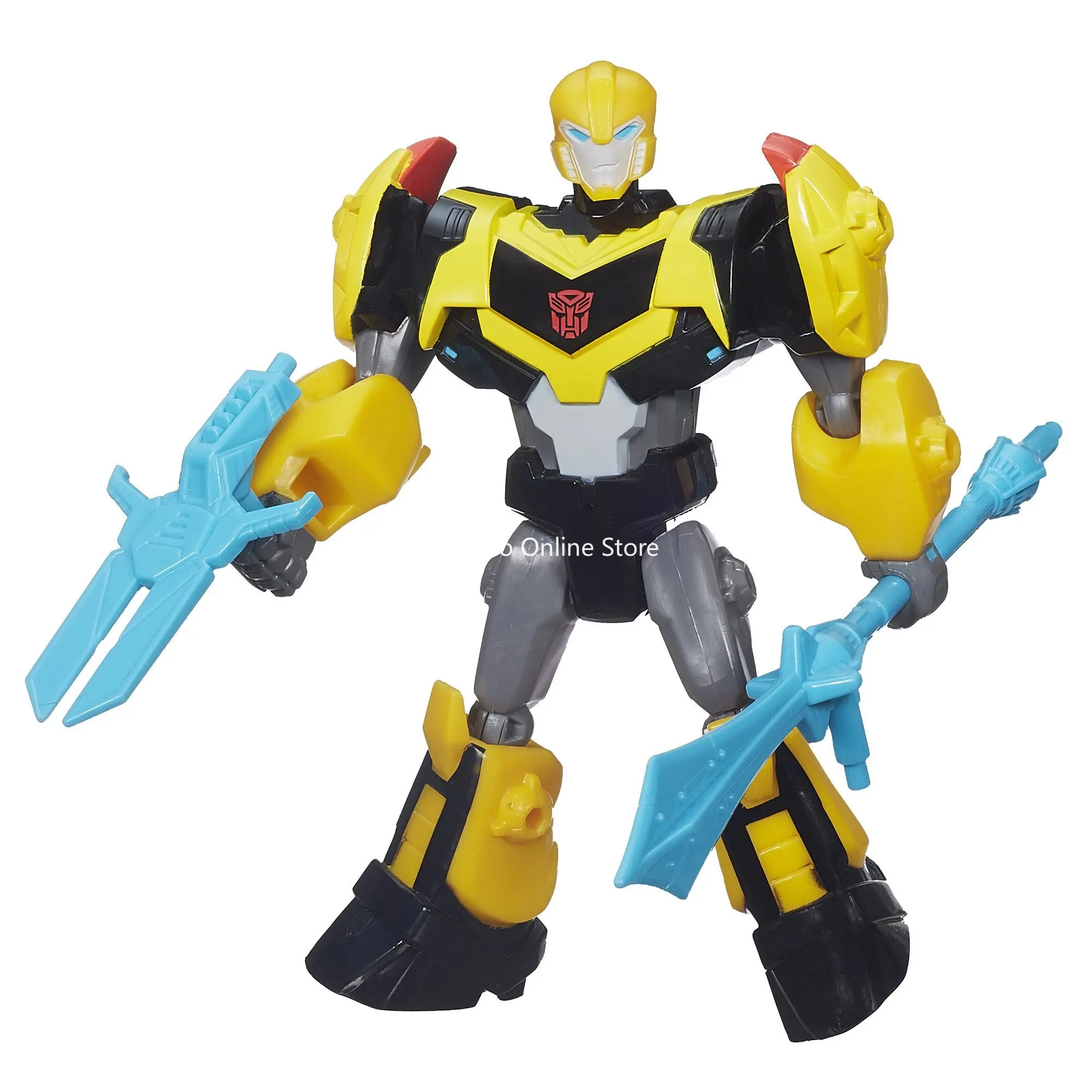 Y TRANSFORMERS Hero Mashers robot in travestimento Bumblebee Figure B0777AS0