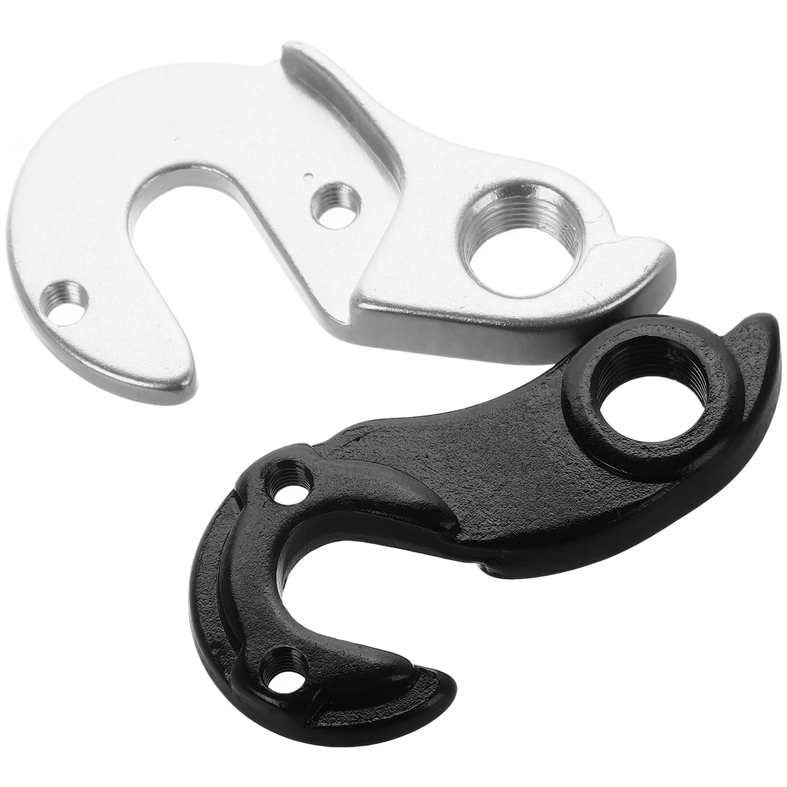 

2Pcs Mountain Bike Metal Rear Derailleur Hanger Tail Hook Frame Repairing Accessory Bike Rear Derailleur Hanger