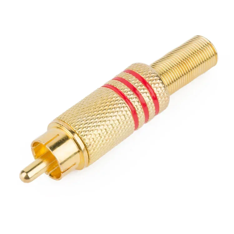 5PCS Lotus Audio Video Laskop Audio Plug rca Audio Head Lotus Plug AV Video Head Lassen