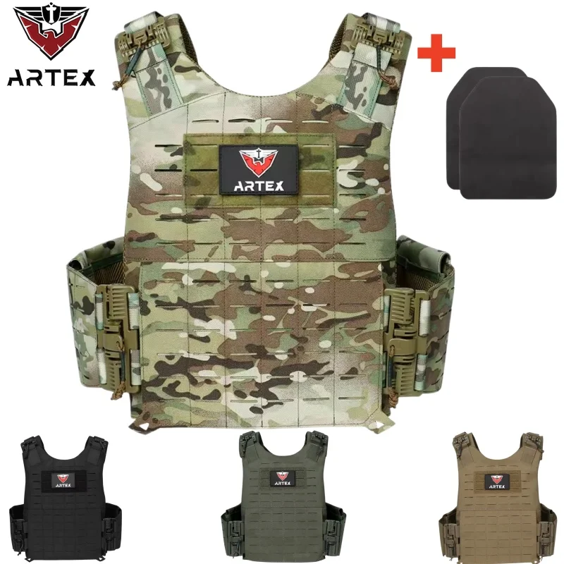 

ARTEX Tactical Vest Outdoor Hunting Plate Carrier Protective Adjustable Vest Airsoft Carrier Combat Equipment 6094 vest
