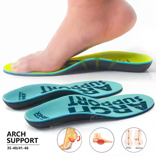【Xxin】Arch Support Insole Orthopedic Insole Men Women Sport Shoe Insert Flat Foot Shoe Pad Size35-46 - Image 5