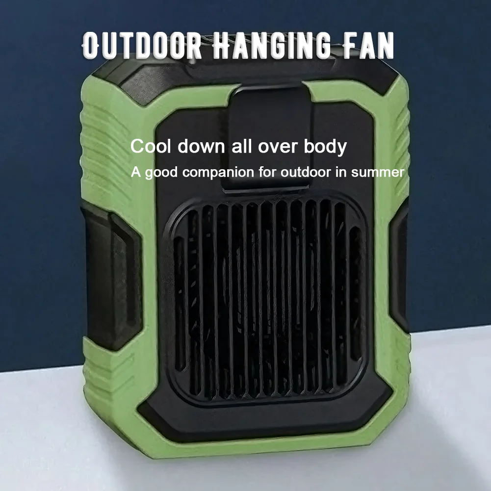 2025 New Hanging Waist Fan Portable Outdoor Clip Waist Cooli2ng Fan Summer Cooling Magic Device for Outdoor Works Hiking Camping