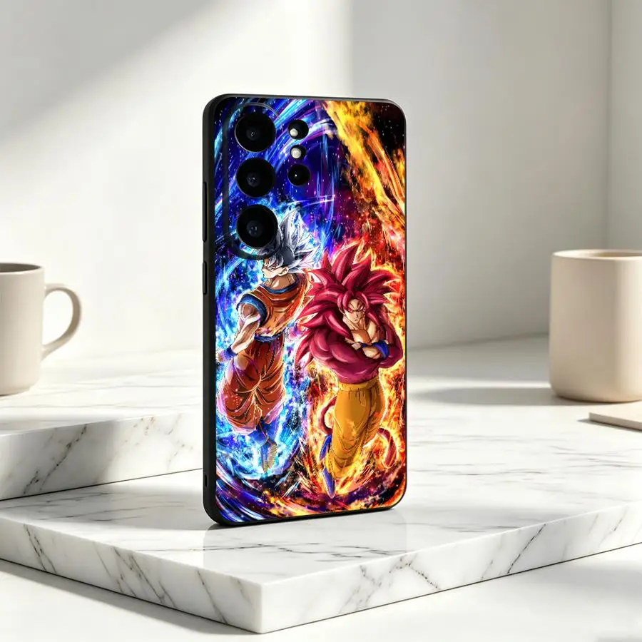Case for Samsung Galaxy S26 Ultra S21 FE S20 S25+ Note 20 8 9 10 S24 S25 Plus S10 S9 S23 S26+ S24+ Phone Cover Dragon Balls