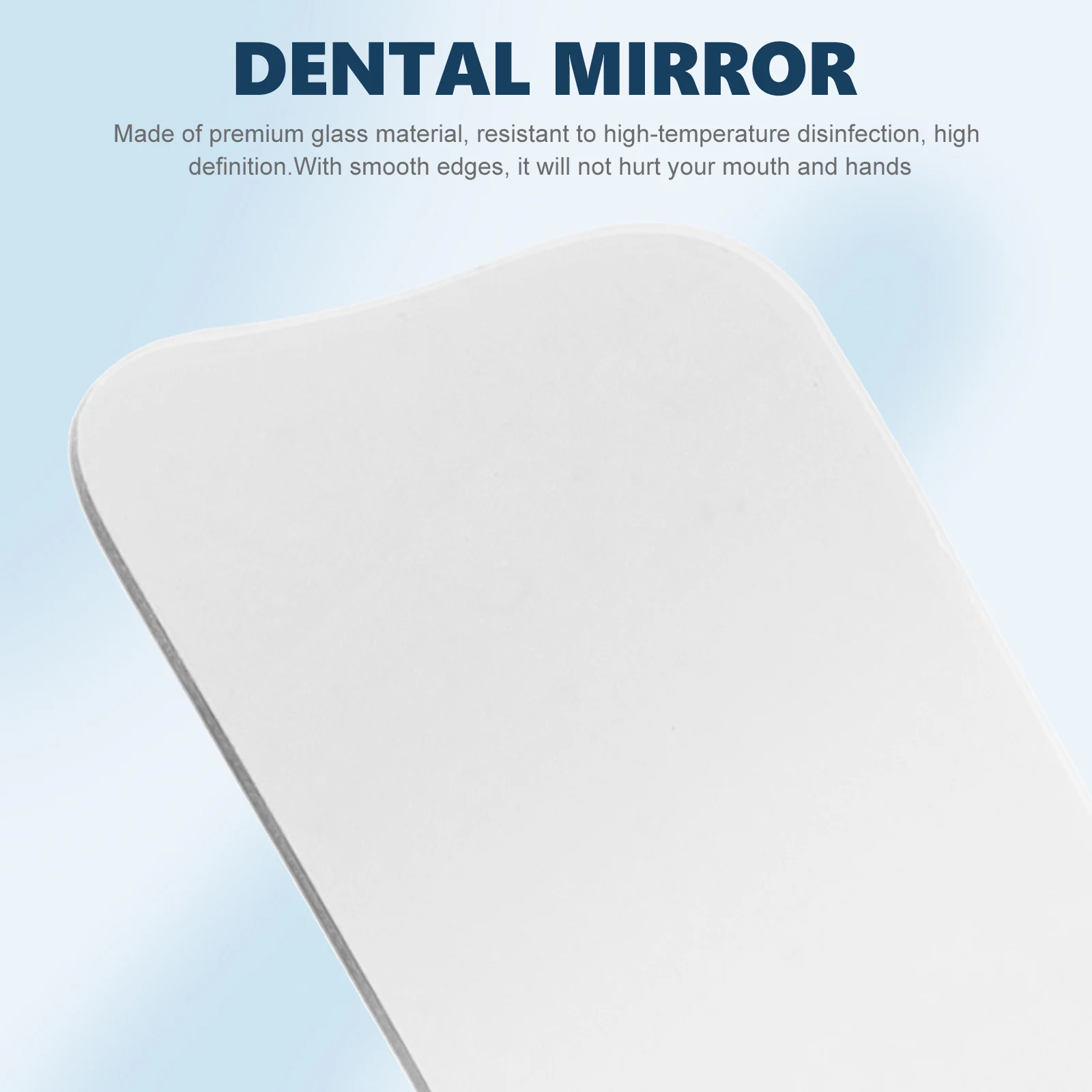 

5pcs Glass Mirrors Dental Mouth Mirrors For Teeth Observation Outdoor Clinic Use Small Teeth Mirror