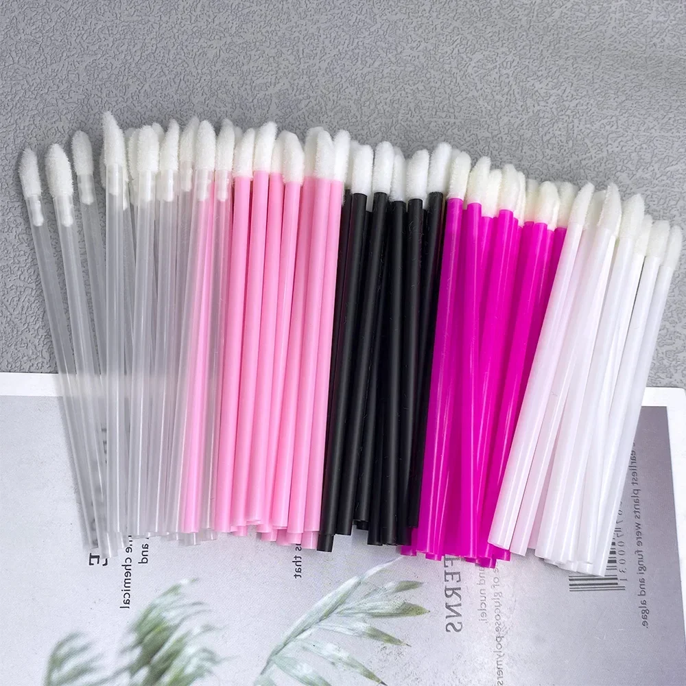 300pcs Lip Brush Eyelash Wands Applicators Disposable Lip Brush Lipstick Brush Lip Gloss Applicator Wands Makeup Beauty Tool