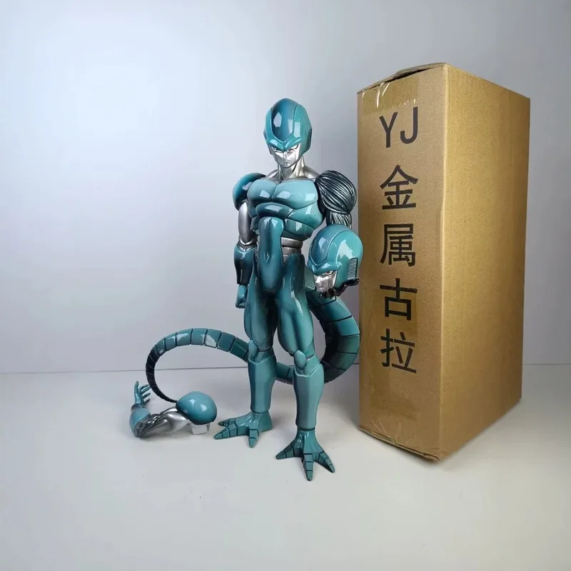 

Dragon Ball YJ Metal Cooler Statue Double Head Sculpt Desktop Decor Ornament Gift For Adult Two-Dimensional Hobby Collectors