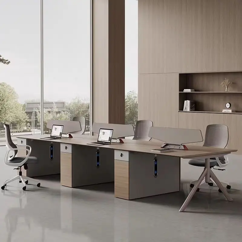Simple Modern Staff  Staff Computer Office desk Chair Combination Office Furniture Screen Workstation