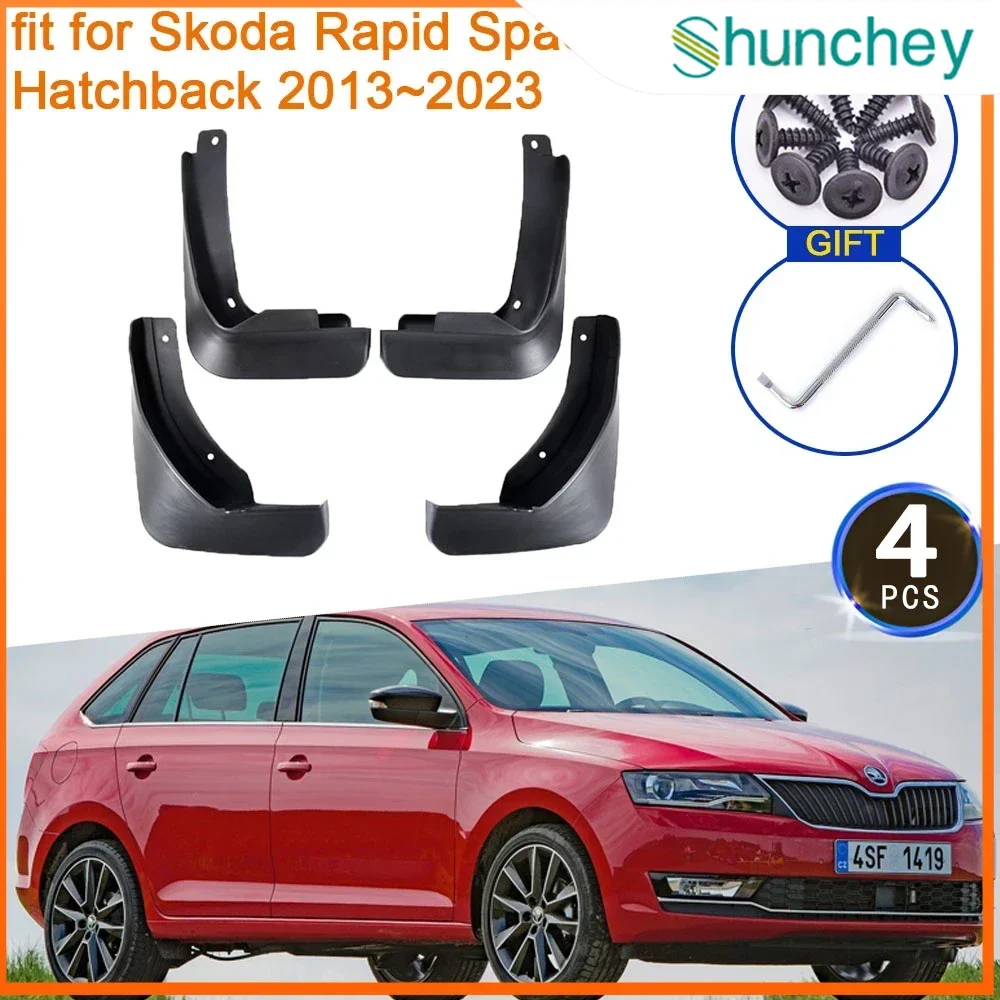 Для Skoda Rapid Spaceback Hatchback 2013 ~ 2023 брызговики брызговики передние аксессуары 2014 2015 2016 2017 2018 Для Skoda Rapid Spaceback Hatchback 2013 ~ 2023 брызговики брызговики передние аксессуары 2014 2015 2016 2017 2018
