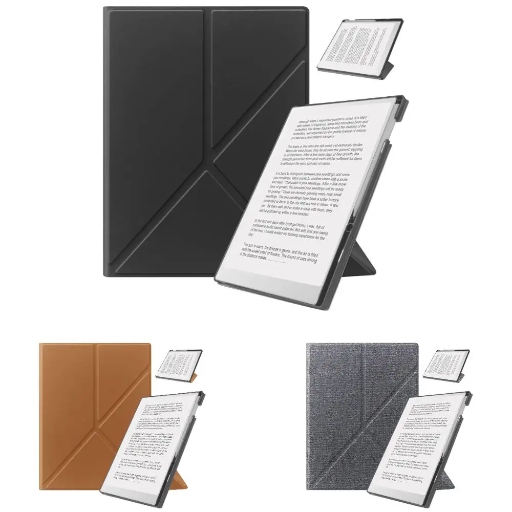 Étui intelligent pliable avec fonction veille/réveil automatique, support 10,3 pouces, anti-chute, résistant à l'usure, avec fente pour stylet, pour ReMarkable Paper Pure