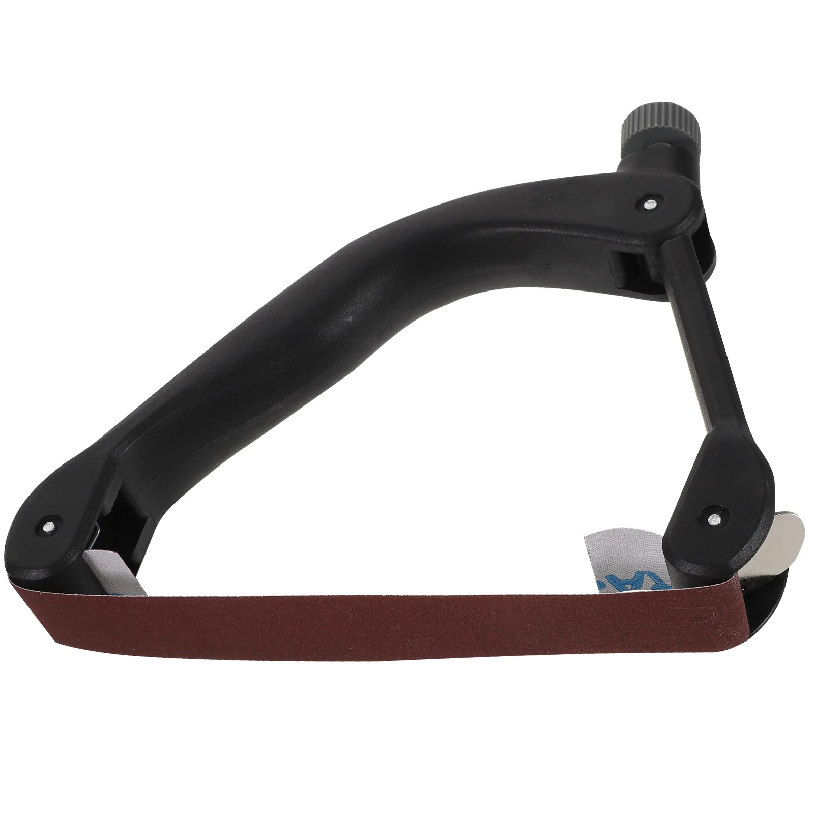 1 conjunto de bloco de lixa em forma de arco abs alça antiderrapante comprimento de moagem ajustável design de slot de mola para drywall corporal