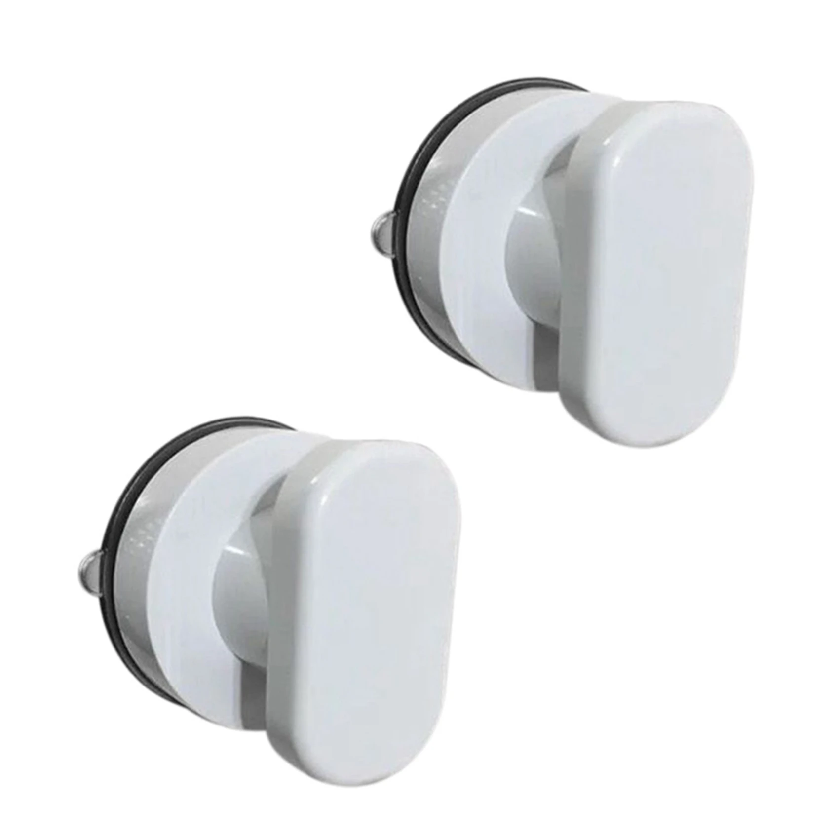 

2X Sucker Handle Door Fridge Drawer Bathroom Suction Cup Wall Mounted Handrail Grip Tub Shower Handle