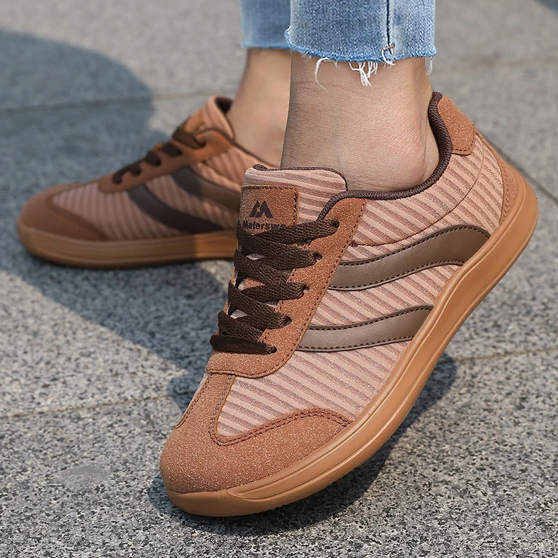 Große Größen Herren Hochwertige Casual Sneakers Unisex Breite Zehenpartie Barfußschuhe Leichte Dünne Sohle Pendel-, Geh- und Laufschuhe – Detail 15