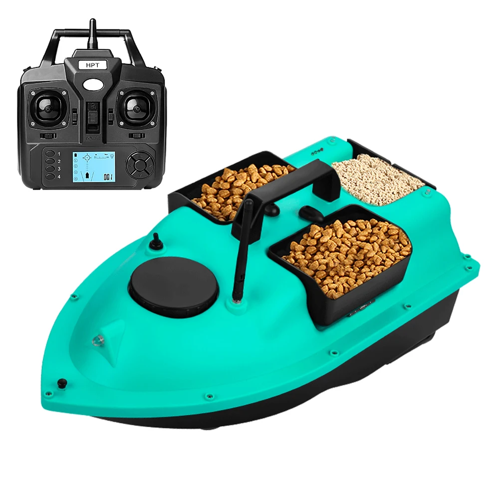 Professional GPS Fishing Bait Boat 500M Remote Control Automatic Bait Boat with 3 Bait Containers Fish Finder Feeder RC Boat