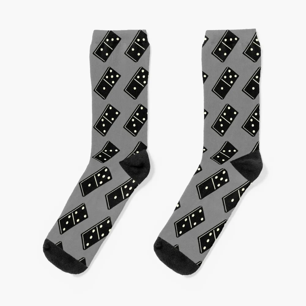 Dominos Socks Climbing funny gifts cartoon Male Socks Women's