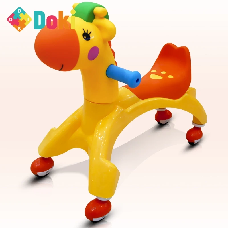 Doki Toy Kids Toy Car Children Ride On Car Baby Walker 1-3 Years Old Universal Wheel Baby Swing Car Hot Sale Popular 2024 New