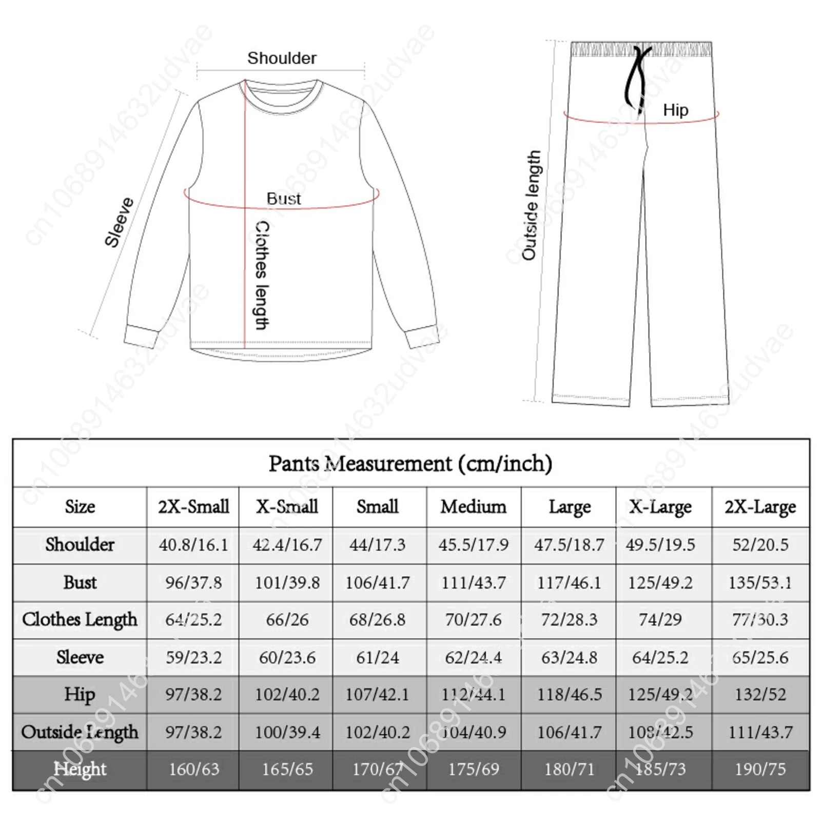 Loose Men Women Pajama Sets Custom Image Design Home Sleepwear Spring Autumn Trousers For Men Pijama Elastic Long Pants pyjama