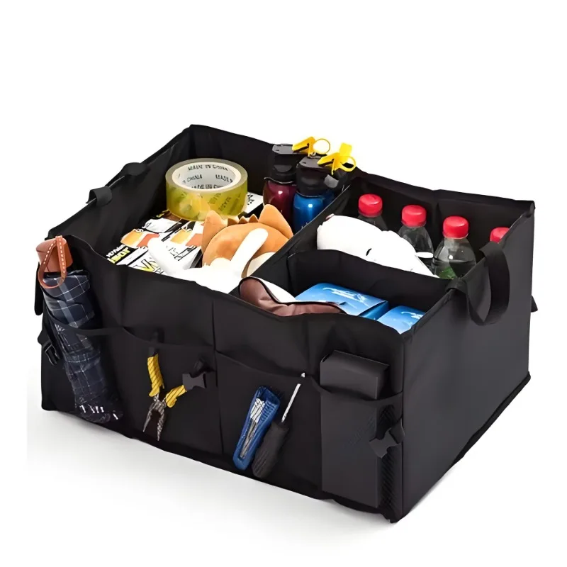 

1pcs Big Capacity Car Trunk Organizer Collapsible Storage Box for SUV Sedan Multi-Use Car Storage Box Organizer Tool