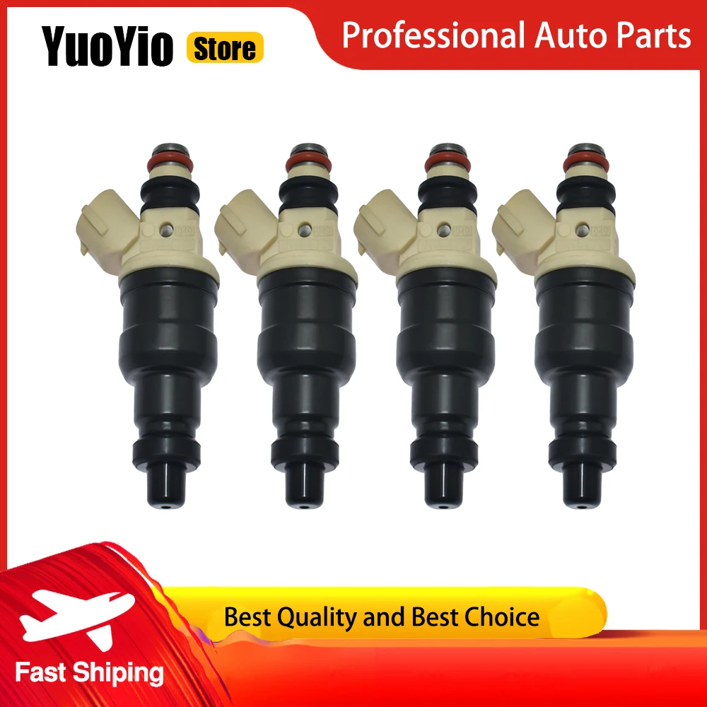 YuoYio 4Pcs New INP-470 INP470 15710-58B00 1571058B00 Fuel Injector For Suzuki X-90 1.6L SFH