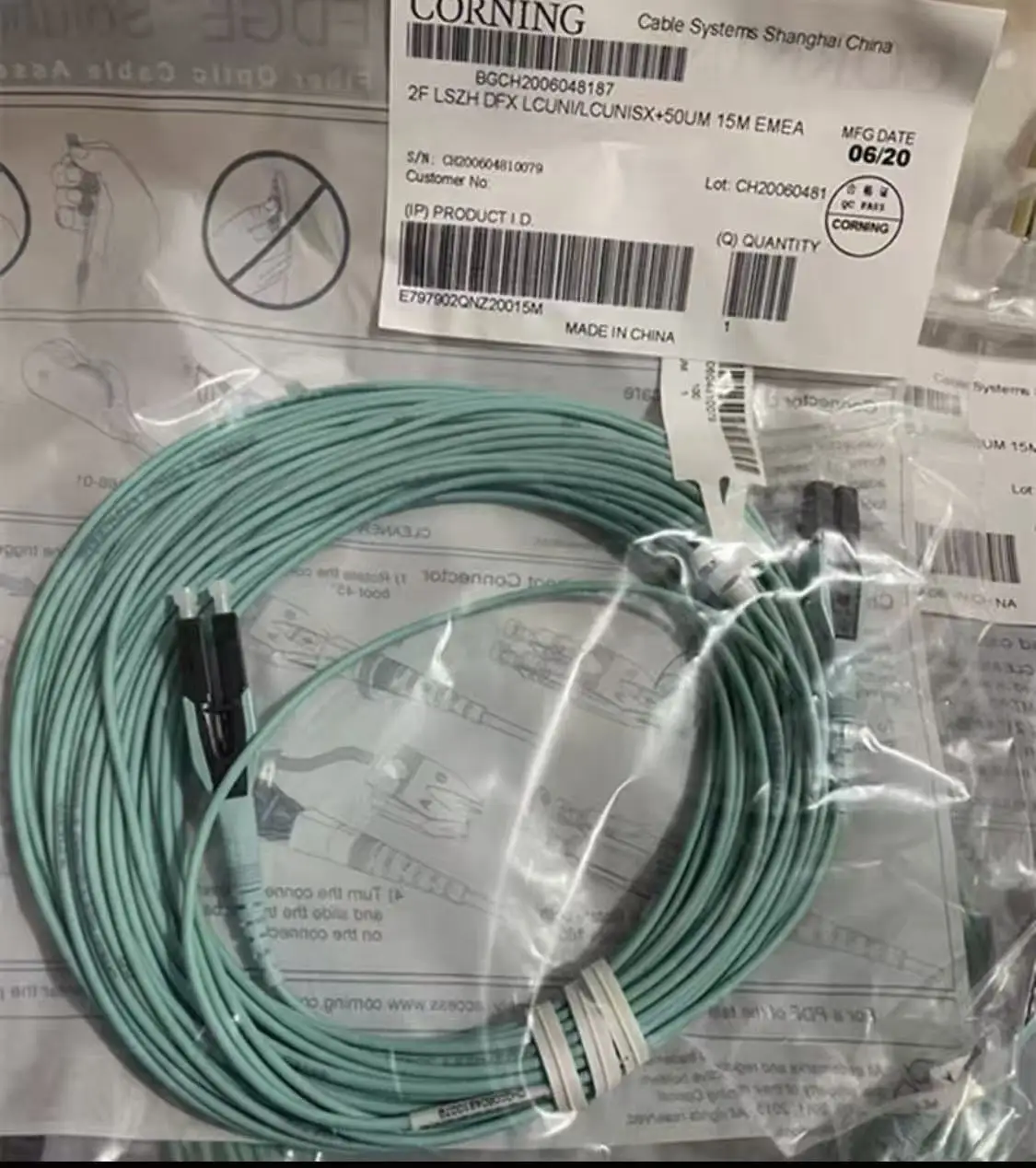 For Corning OM3/OM4…