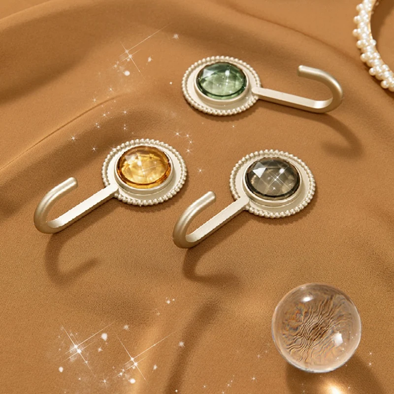 Heavy Duty Adhesive Wall Mount Ganchos, Cabides Pendurados, Cabides Decorativos de Toalha para Cozinha e Banheiro, 4 PCs