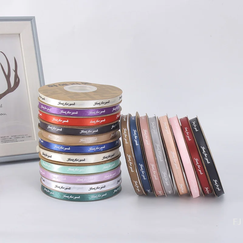 

[YU]1CM Ribbon 40 Yards/roll Flower Packaging Material Floral Ribbon Cake Packaging Ribbon