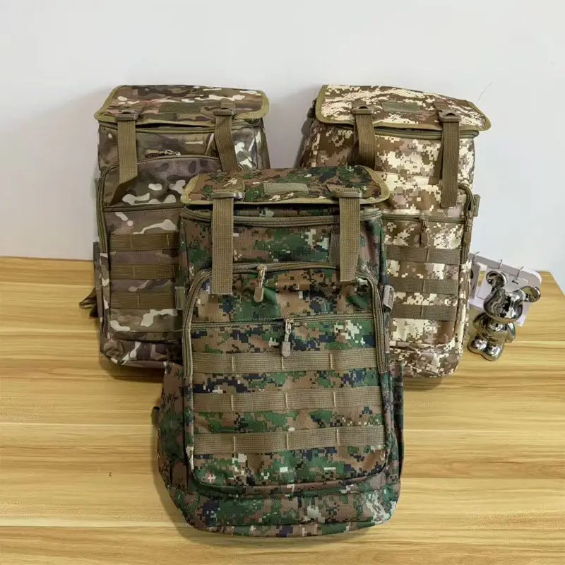 

Тактическая сумка большой вместимости, камуфляжный альпинистский рюкзак, водонепроницаемый рюкзак для скалолазания, спортивный рюкзак из ткани Оксфорд