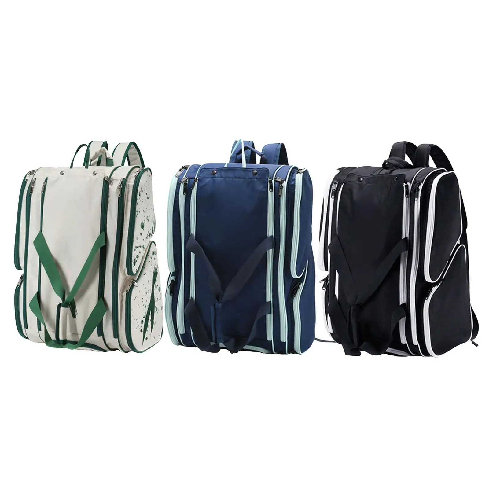 Pickleball Bag Backpack Adjustable Straps Organizer Back Pack Carry Bag Storage