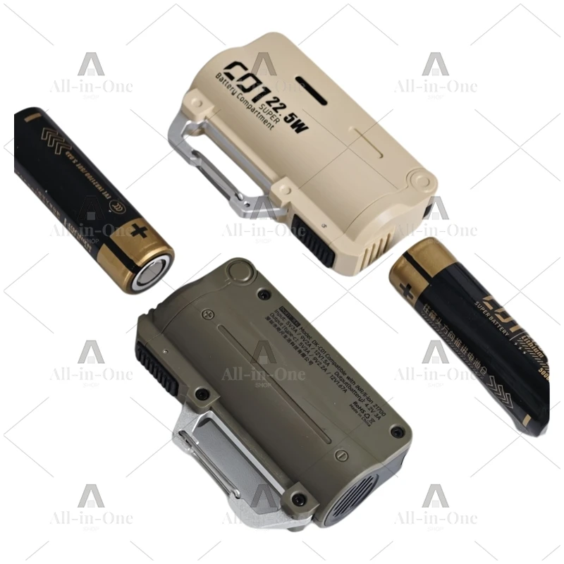 Mini portable outdoor power bank: 5000mAh, replaceable battery, powerful fast charging function