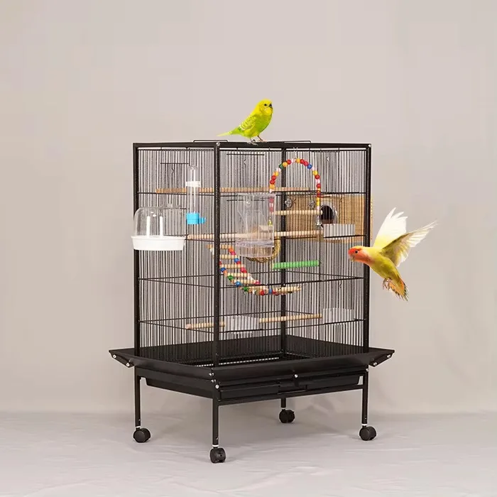 

6 Pack Pet Bird Cage Removable Removable Durable Large Capacity Parrot Cage