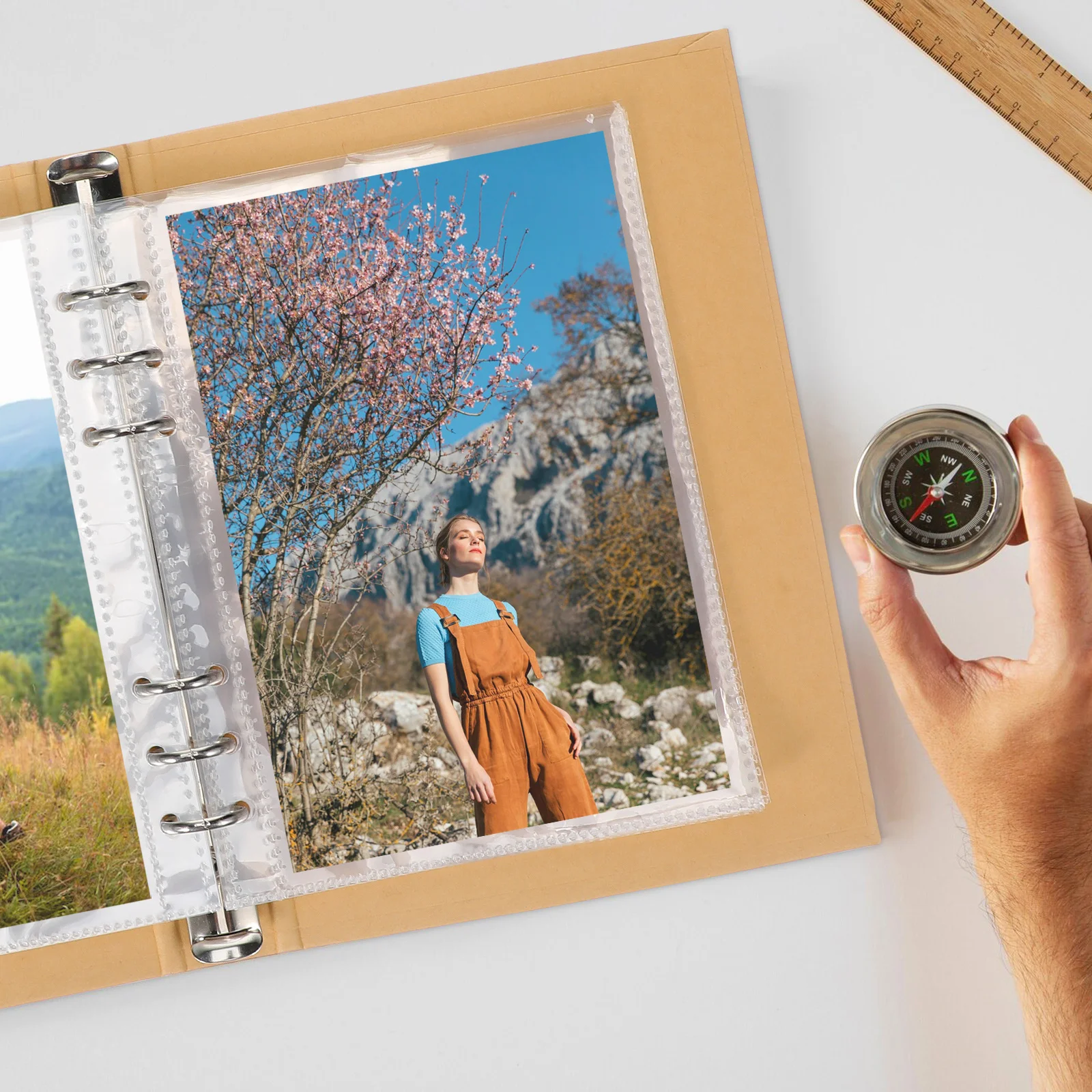 

1Pcs Album Inner Page Transparent Protective Cover for Photos Postcards Game Pictures Plastic Display Book Lightweight Easy to