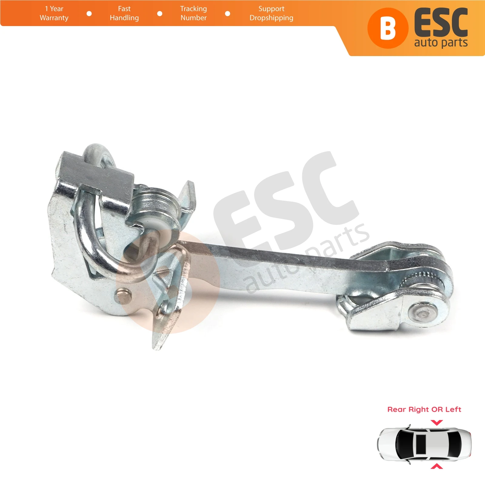 

EDP722 Rear Left OR Right Door Hinge Stop Check Strap Limiter 160257 24413391 for Vauxhall Opel Corsa Combo C