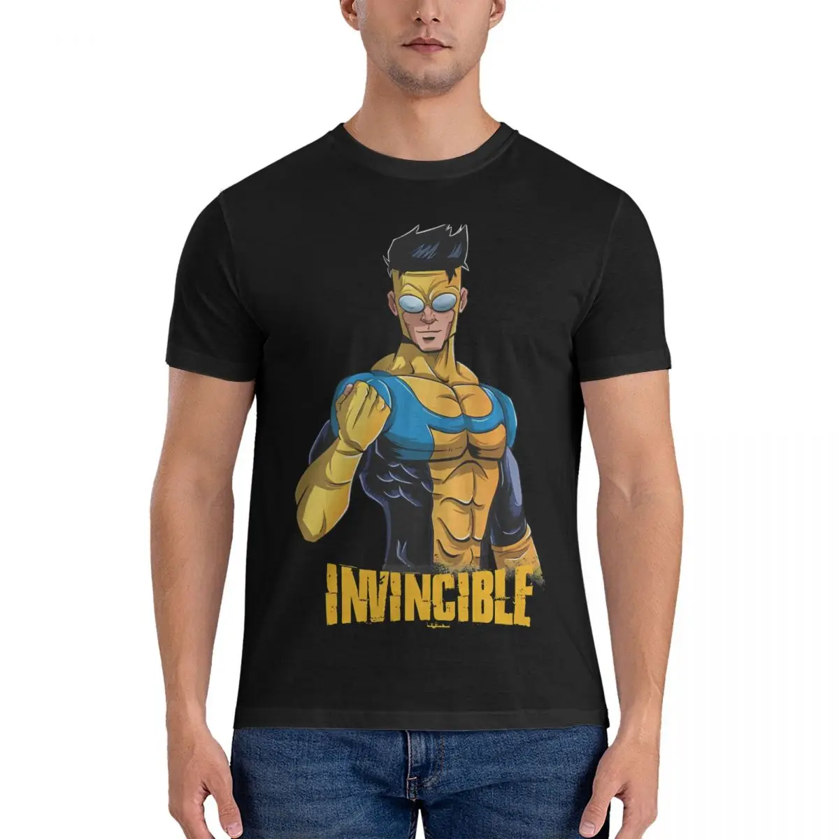 Men Invincible,Superhero, Viltrum, Invincible Comic, Comic, T Shirts Invincible Pure Cotton Clothing Creative  T-Shirt