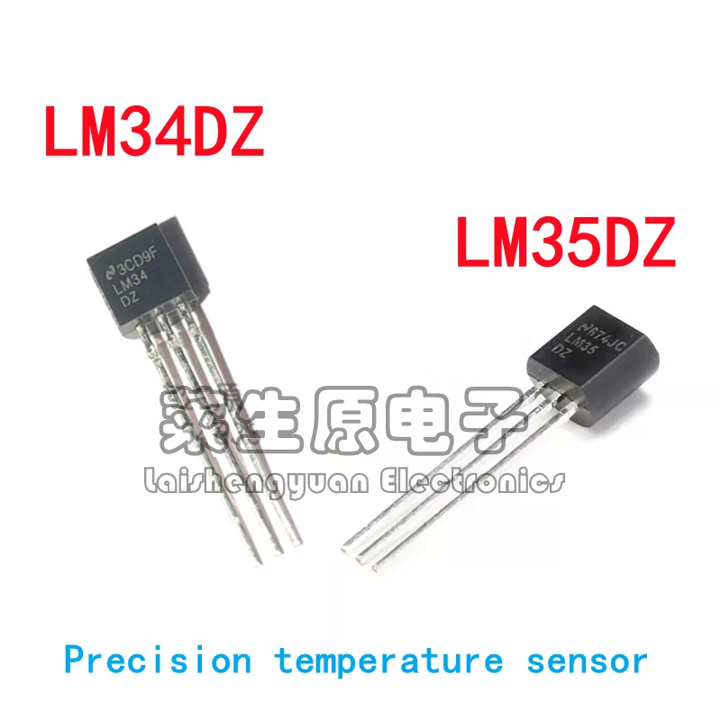 Original genuine LM34DZ/NOPB LM35DZ/NOPB LM34DZ LM35DZ direct insertion TO-92 precision temperature sensor new chip