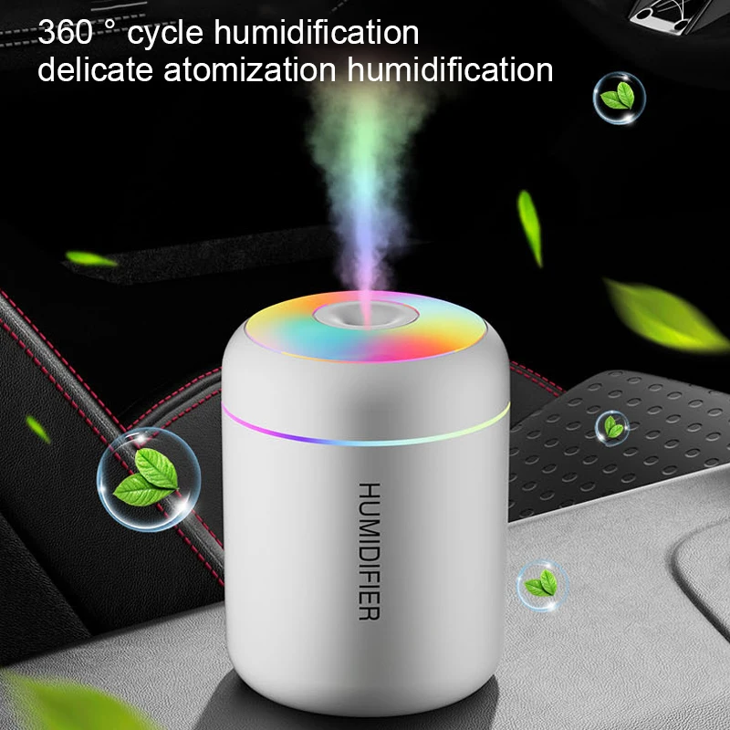 180ML Mini Umidificatore USB Diffusore di Aroma Olio Essenziale Purificatore Mist Maker Luci Colorate umidificatore Per Home Car Office
