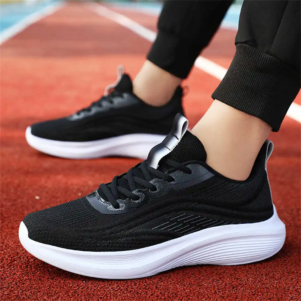 Mesh Knitted Men's Shoes Gray Vulcanize Luxury Designer Trainers Sneakers 43 Size Sports High-end High Grade Cuddly Shoses