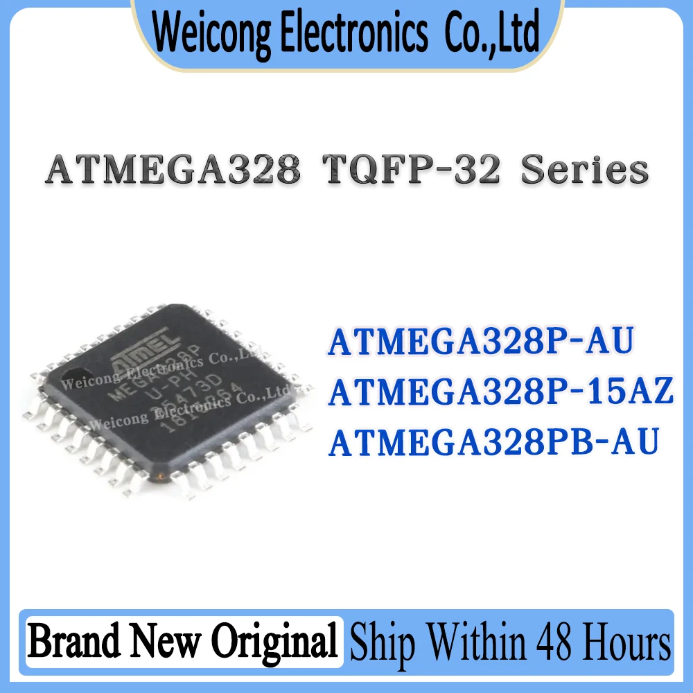 

ATMEGA328 ATMEGA328P ATMEGA328PB ATMEGA328P-AU ATMEGA328P-15AZ ATMEGA328PB-AU ATMEGA New Original IC MCU Chip TQFP-32