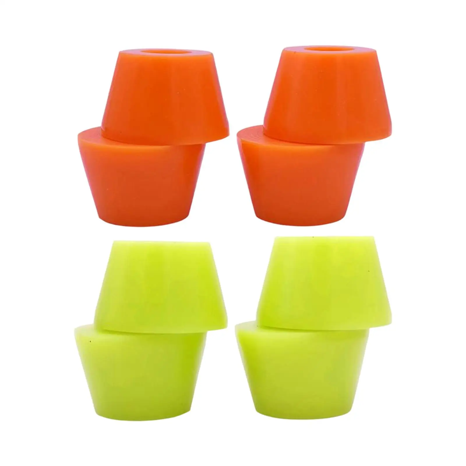 4x Longboard Truck Bushings Rebuild Soft PU Simple Installation Bubble Bushings for S5 S6 CX4 Truck