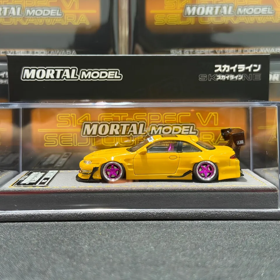 Mortal S14 GT SPEC V1 SEIJI OOKAWARA HEC 1:64 Scale Fine Diecast