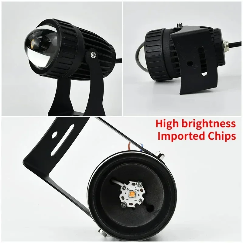 10W RGB LED Lawn Lamp AC220V Red Green Blue White LED Wall Spotlight IP65 Waterproof Outdoor A Beam of Lights Landscape Lighting