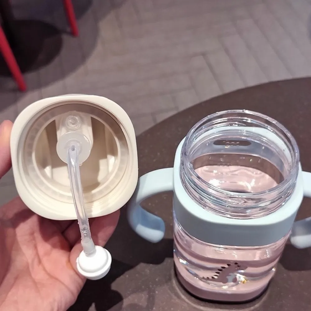 Anti Choking Sippy Cup Leak Proof Anti Falling Water Cup Easy Grip Cartoon Learning Drinking Cup Learning To Drink