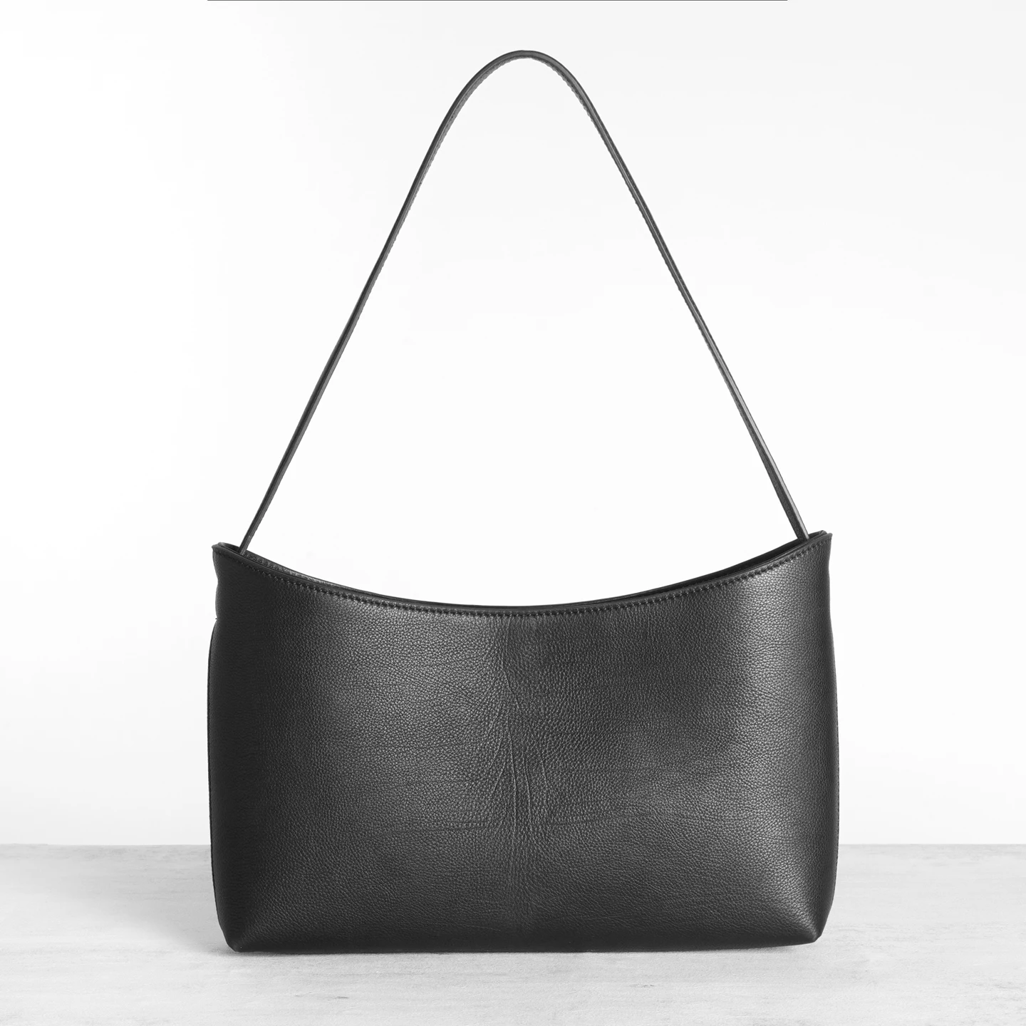 Genuine Cowhide Leather Underarm Bag for Women  Versatile Daily Tote Handbag Elegant  Shoulder Purse Hobo Minimalist