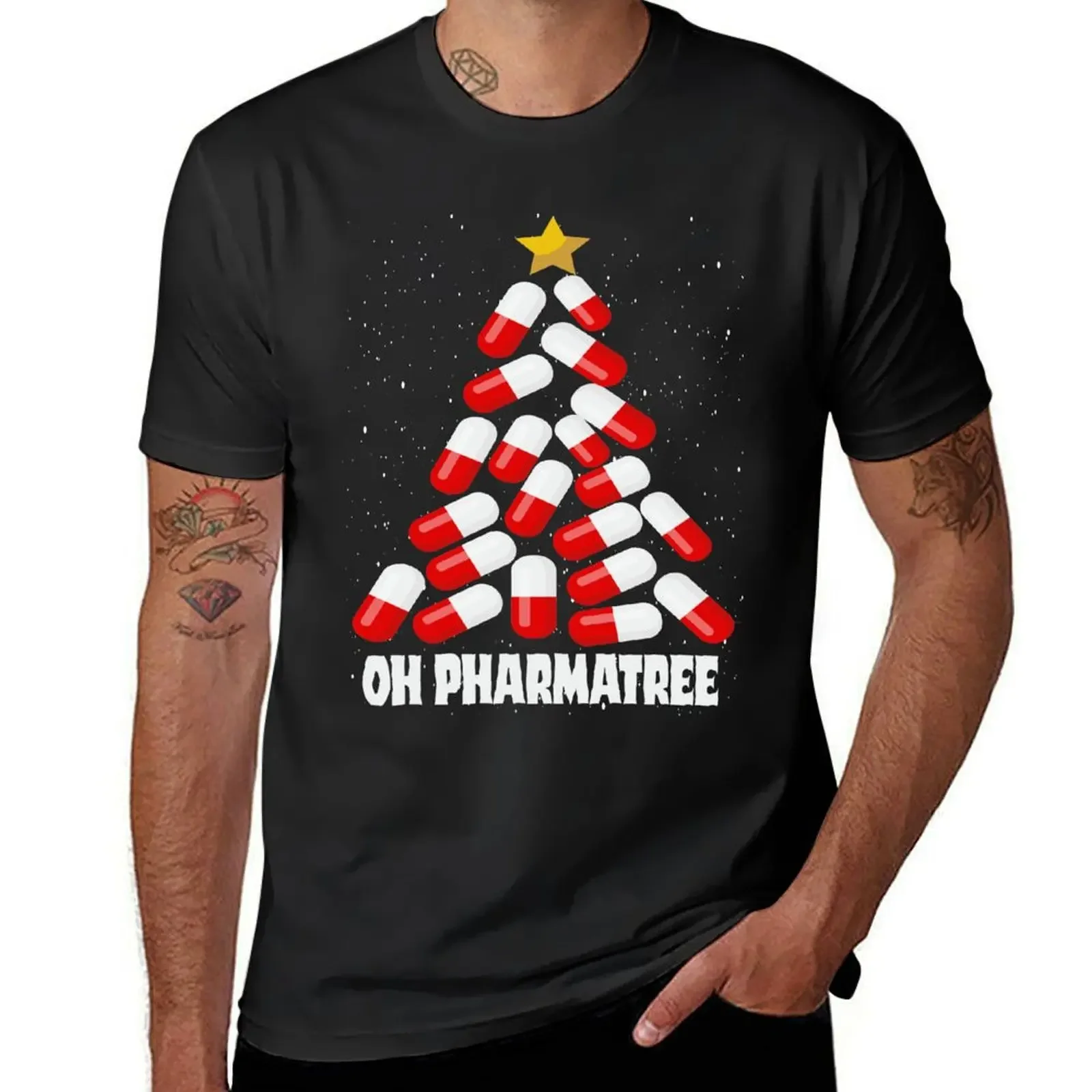 

Pharmacist Christmas Tree PharmacistIdea Pills Pharmacy Technician Holiday Gift funny 2020 2021 T-Shirt