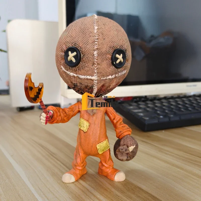 16cm Halloween Collectible Sam Action Figure PVC Doll statue model cabinet Desktop Home Decor Ornament Model adult Birthday Gift