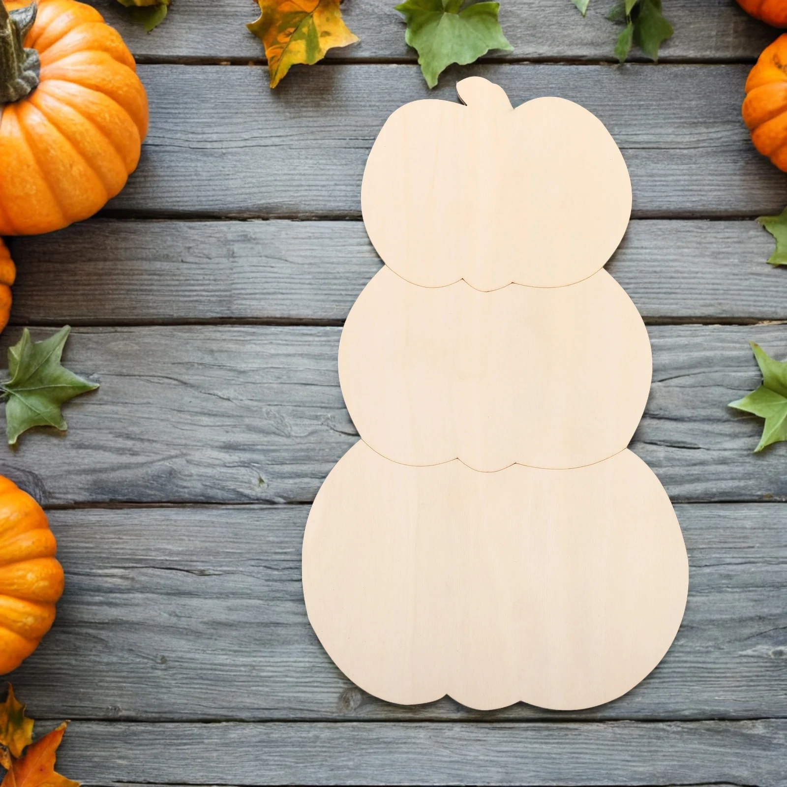 

8pcs Wooden Pumpkins To Paint Unfinished Wood Pumpkin Craft Diy Autumn Harvest Ornaments - Halloween Wooden Cutouts For