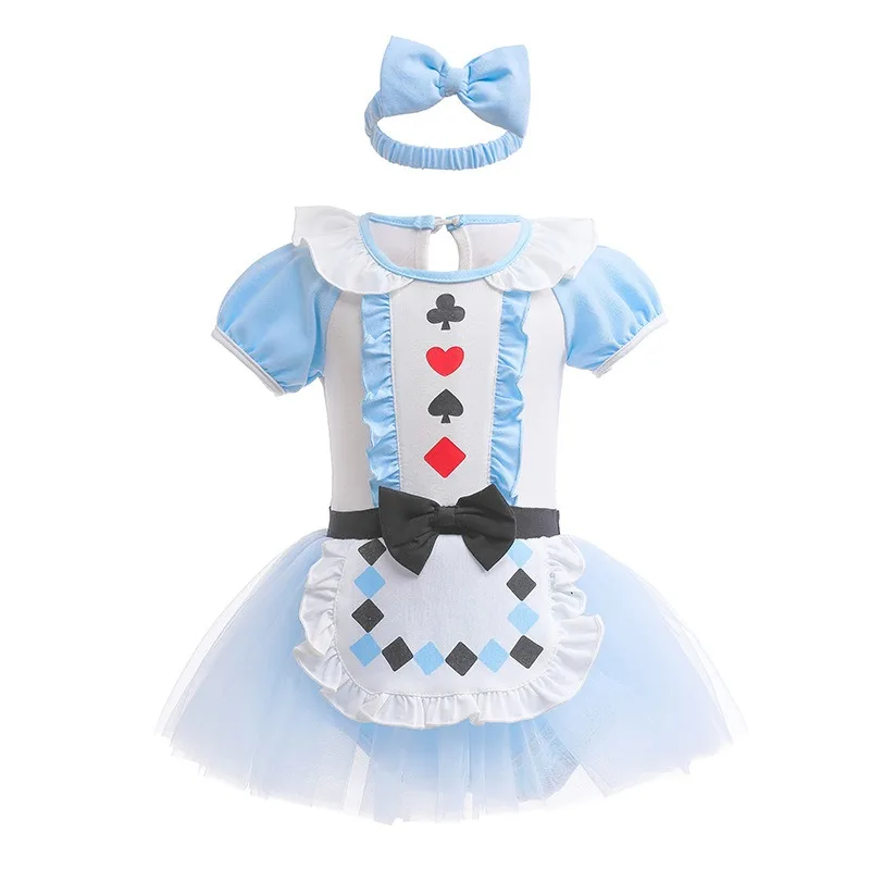 New Summer Children Girl Princess Costume Party Bodysuit Fancy Christmas Birthday Carnival Dress Up Role Play Clothing K5262