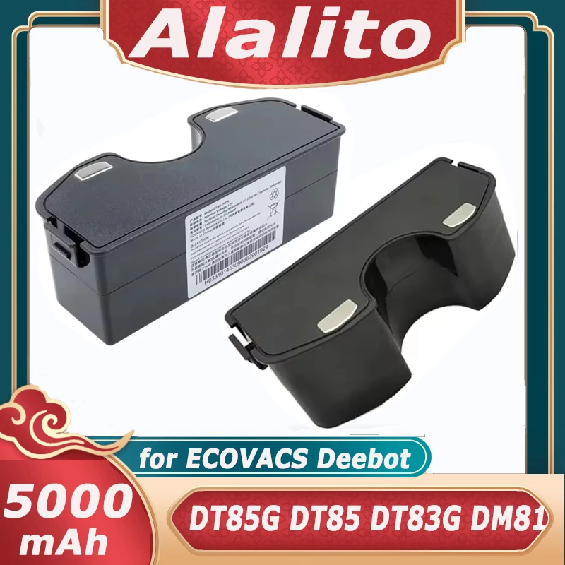 Original 12V 5000mAh Battery For ECOVACS Deebot DT87G DN650 BFD-yt DN700-BYD DT85G DT85 DT83G DM81