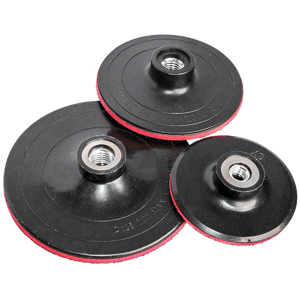 1pc Sanding Disc Backing Pad 3/4 inch 80/100mm Sandpaper Self-adhesive M10 Hook-Loop Backed Plate fit Sander Grinder