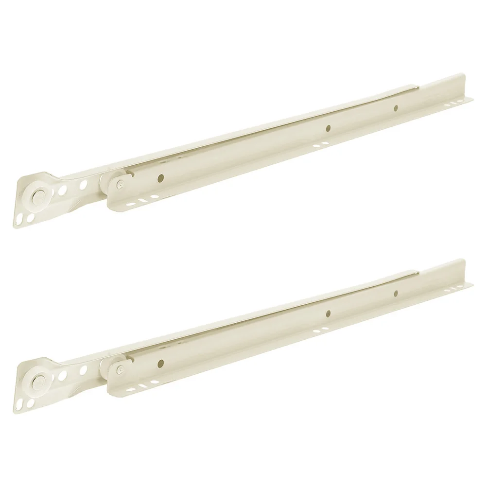 

2Pcs Two Way Heavy Duty Drawer Slide Rails Household Replacement Rails Smooth Sturdy Steel Keyboard Tray Slide Track