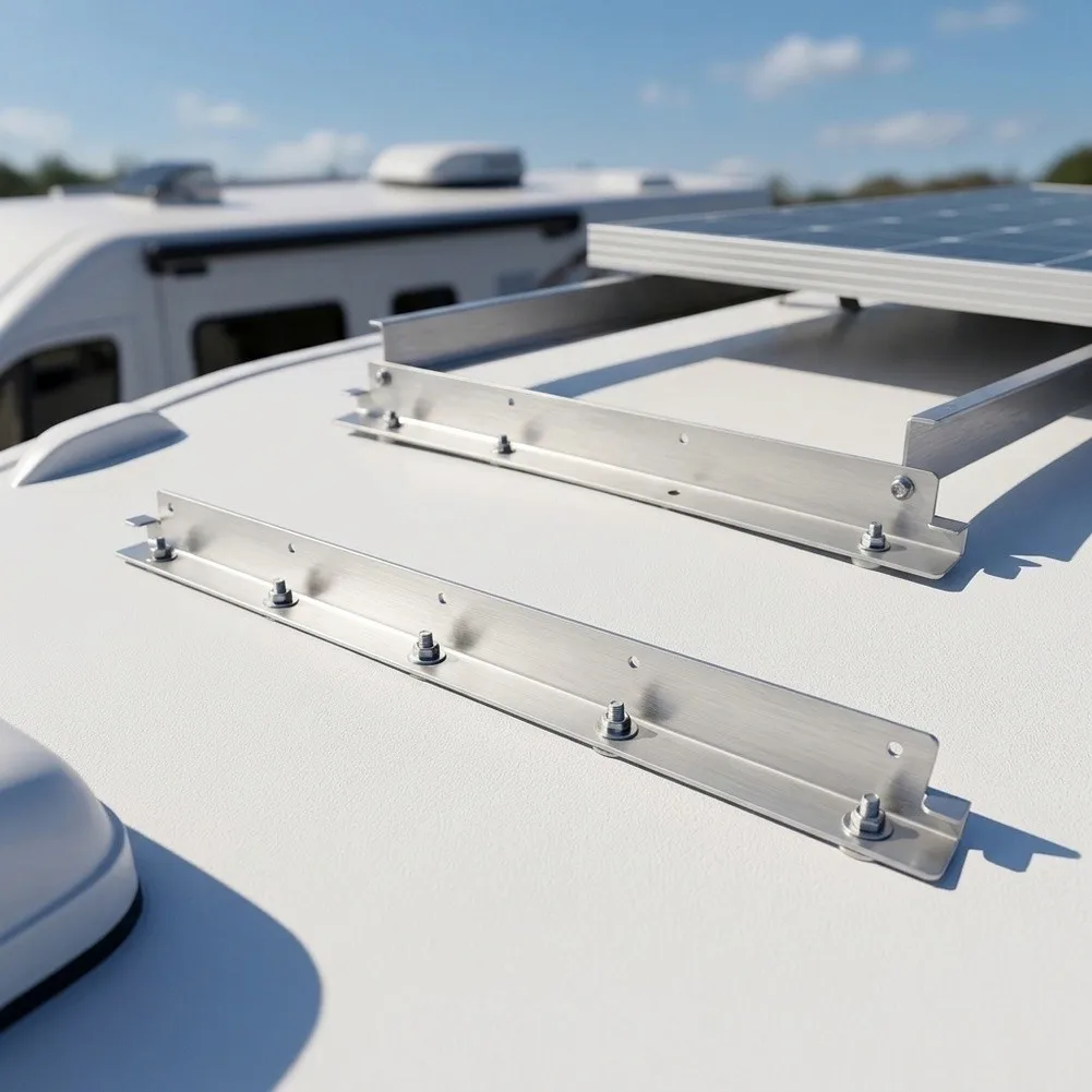 For Long Term Outdoor Use As Shown Z Shape Bracket Adaptable Solar Panel Bracket Z-shaped Bracket Outdoor Durability